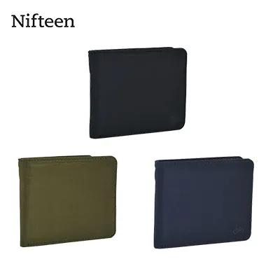 Nifteen London Billfold Taffeta Wallet With Coin Purse