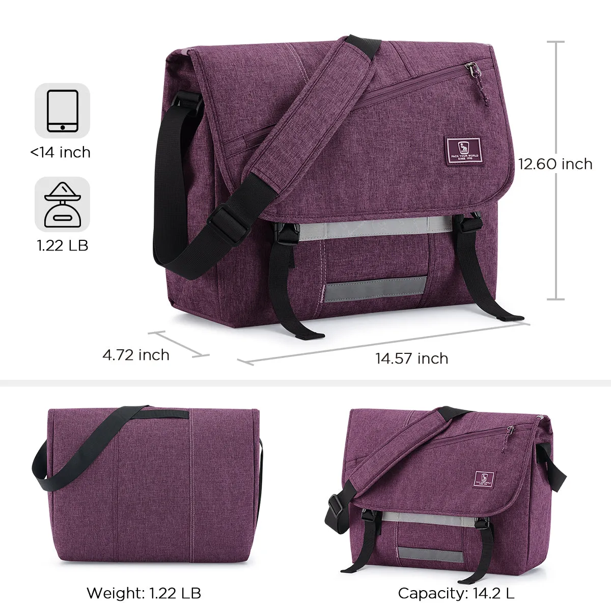 OIWAS Multi-color Large-capacity Fashion Waterproof Leisure Bag Messenger Bag