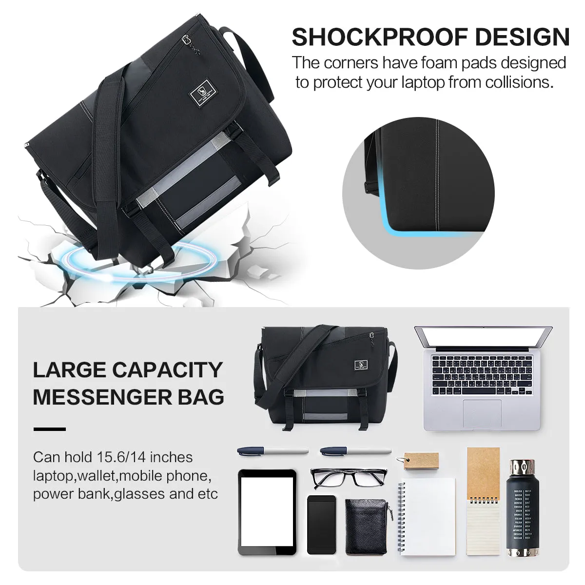 OIWAS Multi-color Large-capacity Fashion Waterproof Leisure Bag Messenger Bag