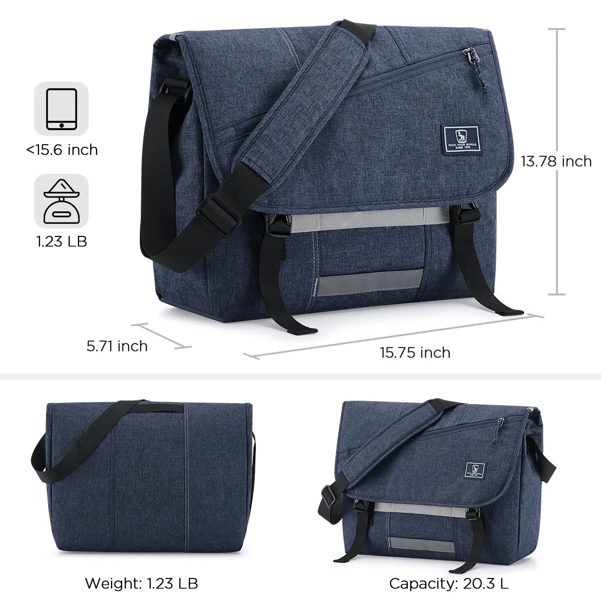 OIWAS Multi-color Large-capacity Fashion Waterproof Leisure Bag Messenger Bag