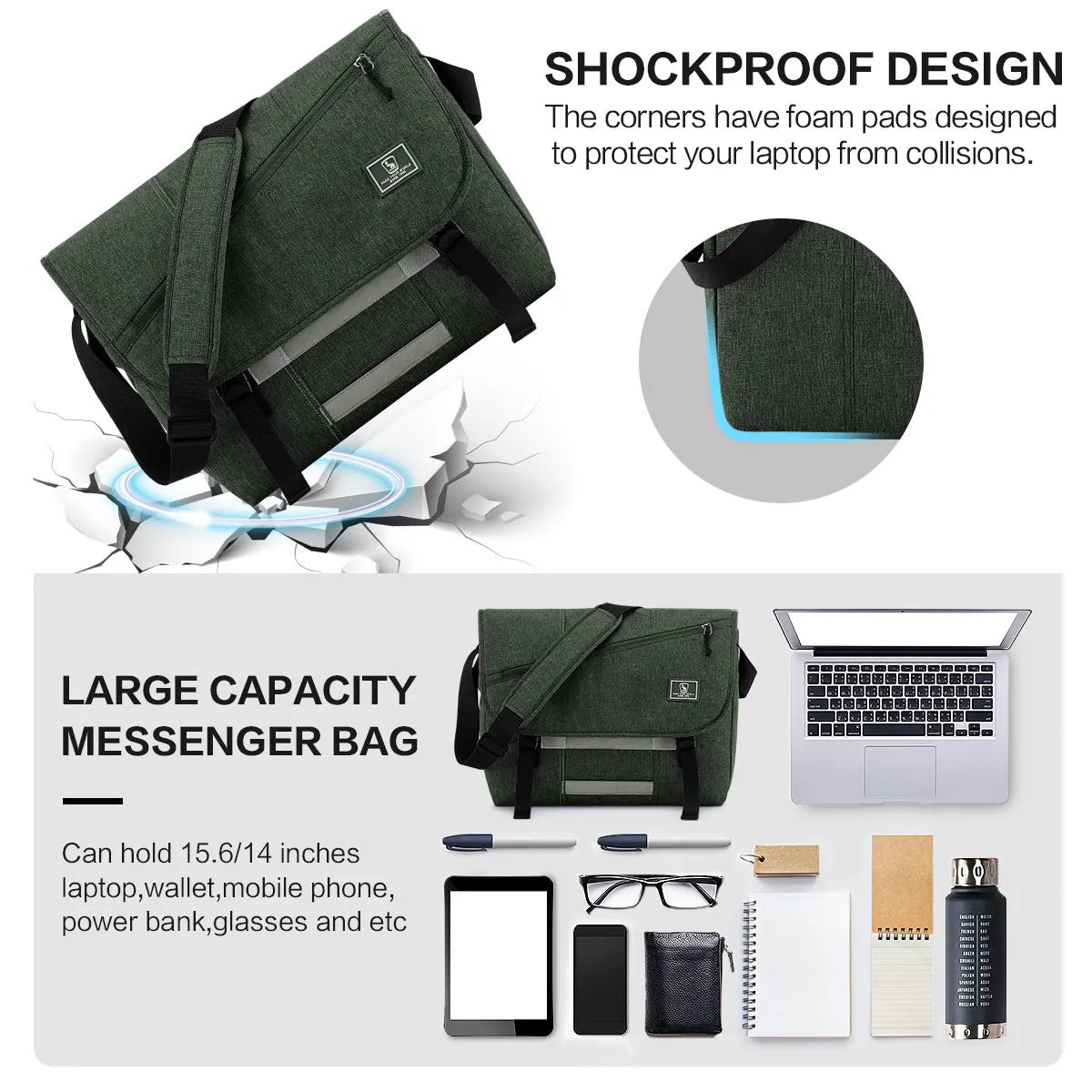 OIWAS Multi-color Large-capacity Fashion Waterproof Leisure Bag Messenger Bag