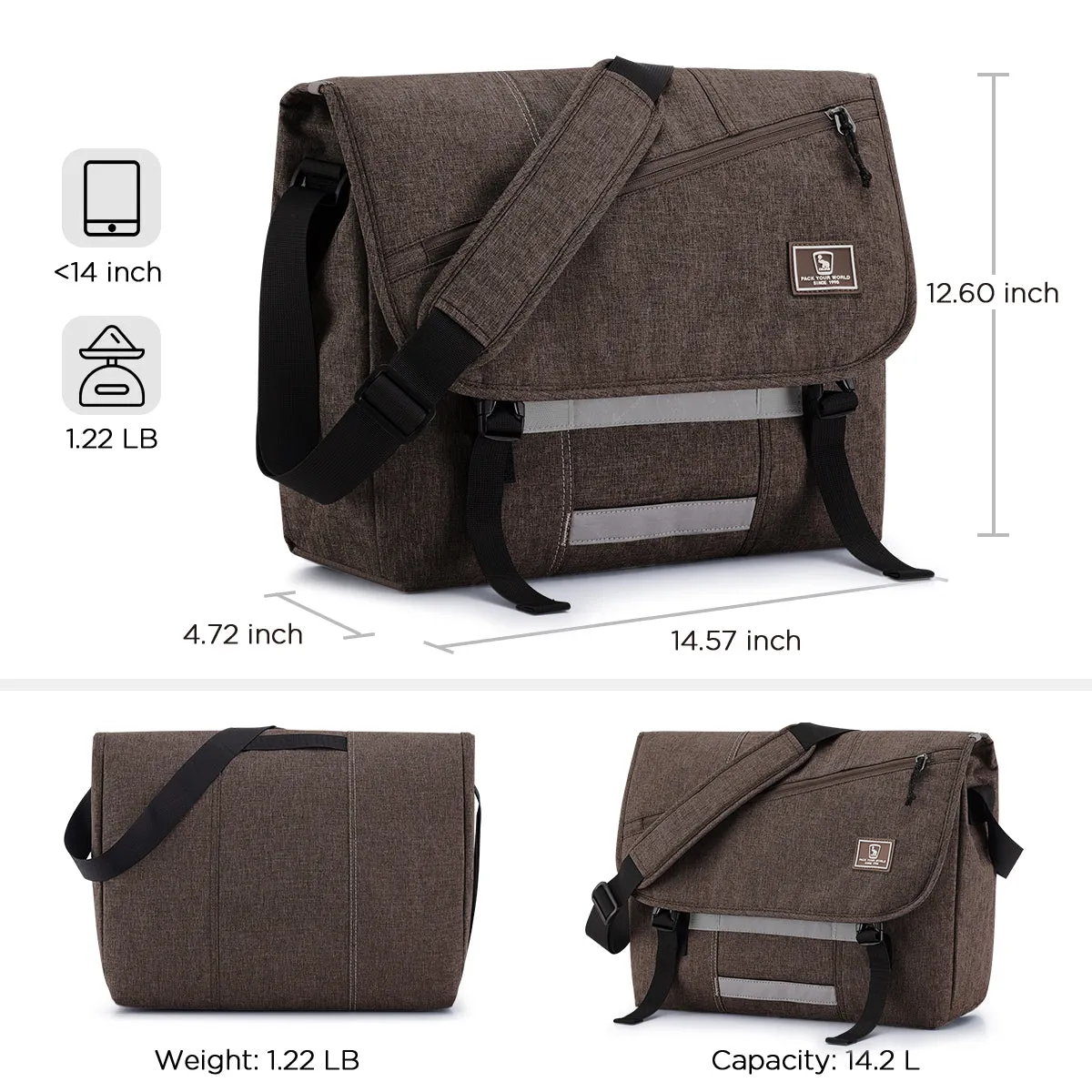 OIWAS Multi-color Large-capacity Fashion Waterproof Leisure Bag Messenger Bag