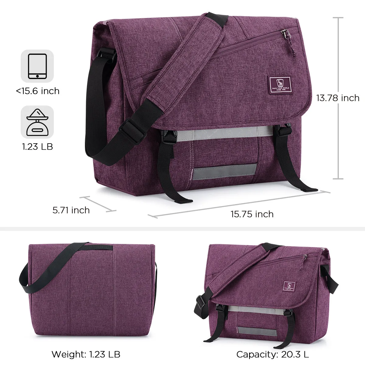 OIWAS Multi-color Large-capacity Fashion Waterproof Leisure Bag Messenger Bag