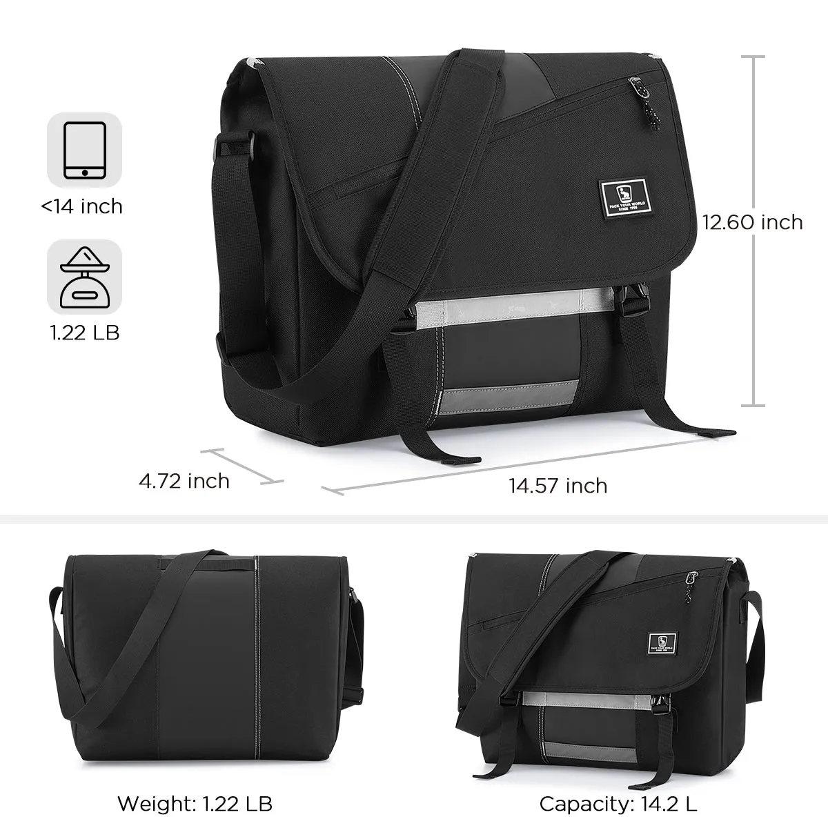 OIWAS Multi-color Large-capacity Fashion Waterproof Leisure Bag Messenger Bag