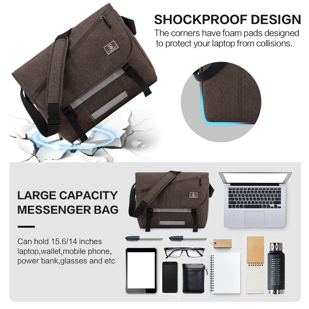 OIWAS Multi-color Large-capacity Fashion Waterproof Leisure Bag Messenger Bag