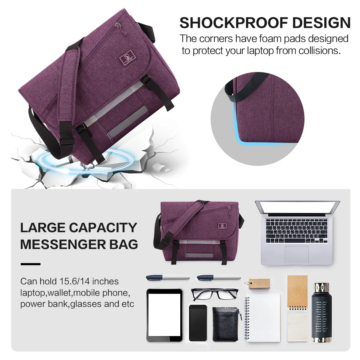 OIWAS Multi-color Large-capacity Fashion Waterproof Leisure Bag Messenger Bag