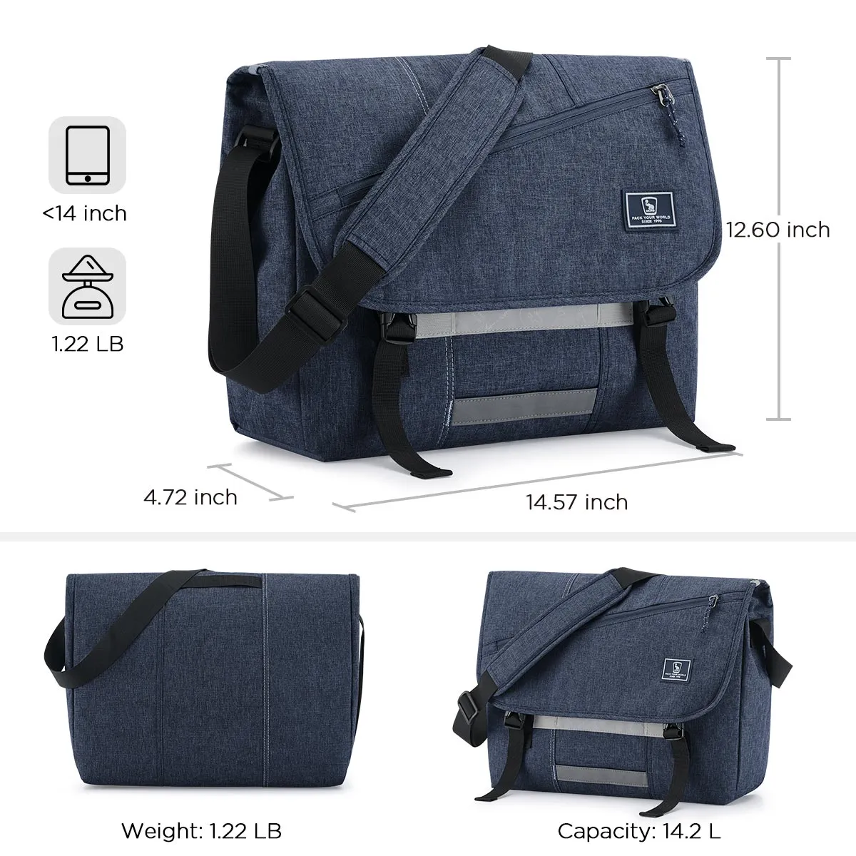 OIWAS Multi-color Large-capacity Fashion Waterproof Leisure Bag Messenger Bag