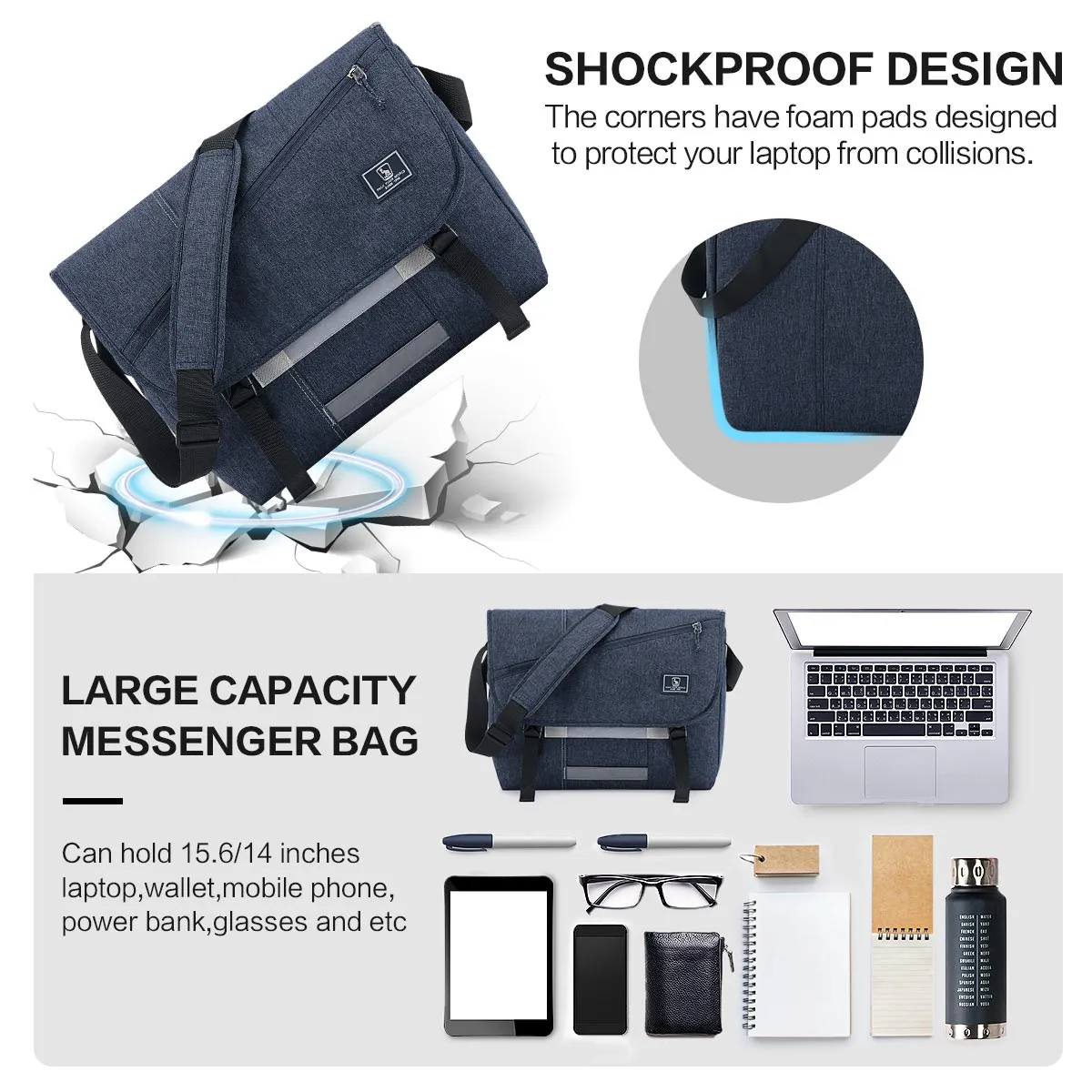 OIWAS Multi-color Large-capacity Fashion Waterproof Leisure Bag Messenger Bag
