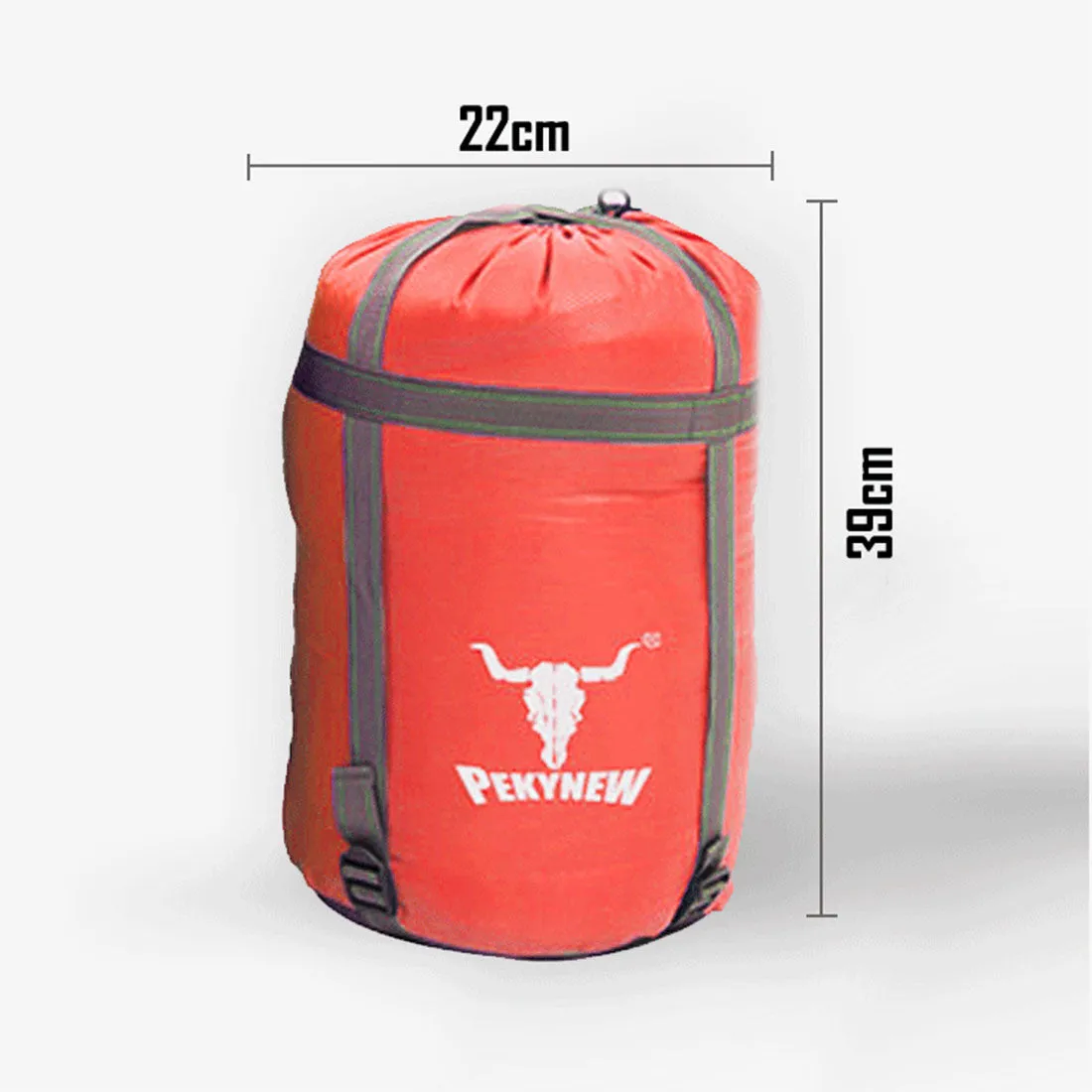 Outdoor Camping Envelope Sleeping Bag Thermal Tent Hiking Winter Single -10°C - red