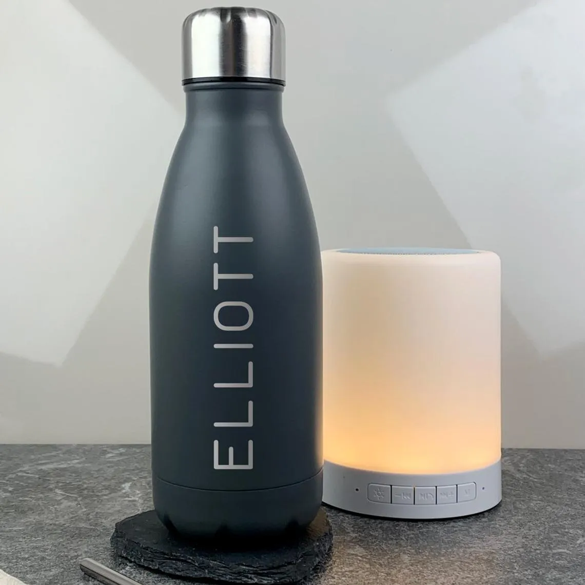 Personalised Matte Water Bottle Stainless Steel 500ml