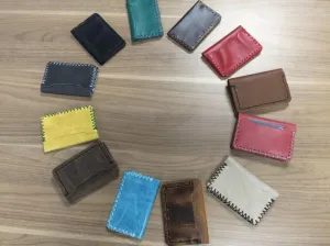 Personalized Monogrammed Engraved Genuine Leather Bifold Mens Wallet