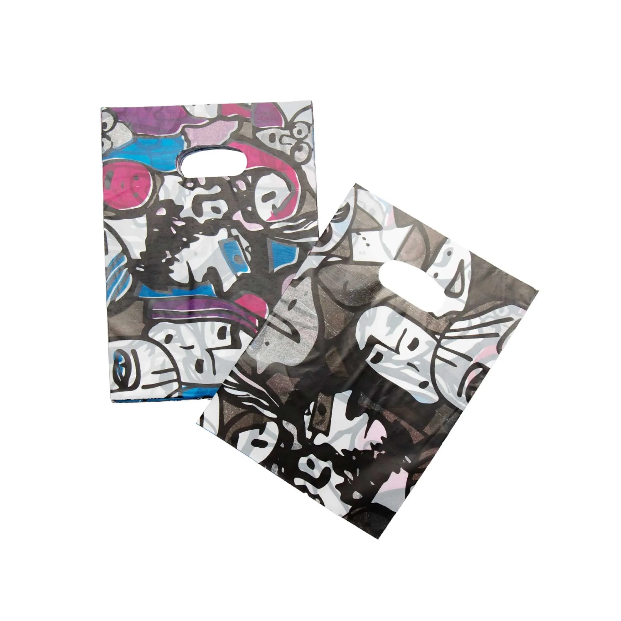 Plastic Boutique Bag Printed Mini 15x20cm 25pack