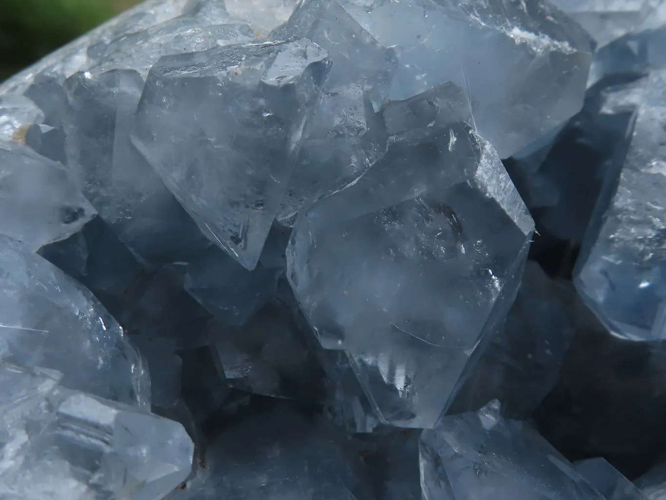 Polished Extra Large Blue Celestite Egg Geode  x 1 From Sakoany, Madagascar