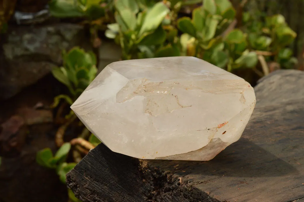 Polished Large Quartz Crystal With One Natural Side x 1 From Madagascar