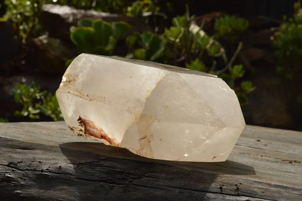 Polished Large Quartz Crystal With One Natural Side x 1 From Madagascar