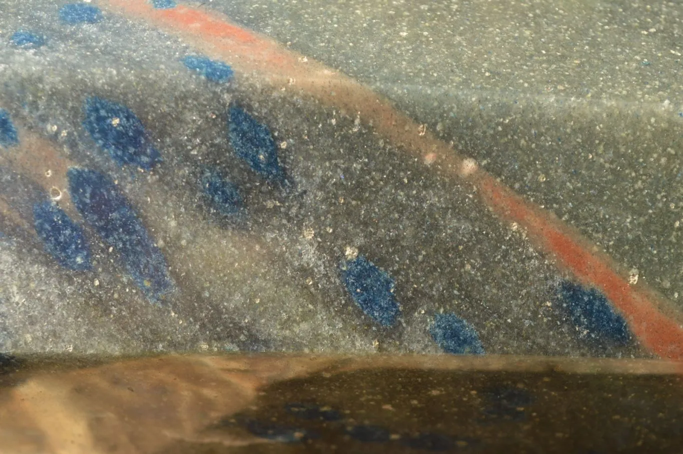Polished XXL Blue Spotted Spinel Quartz Tower x 1 From Madagascar
