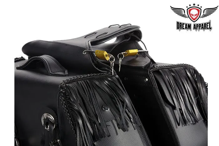 PVC Motorcycle Saddlebag With Quick Release