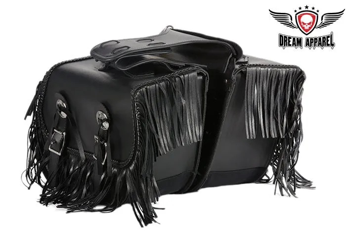 PVC Motorcycle Saddlebag With Quick Release