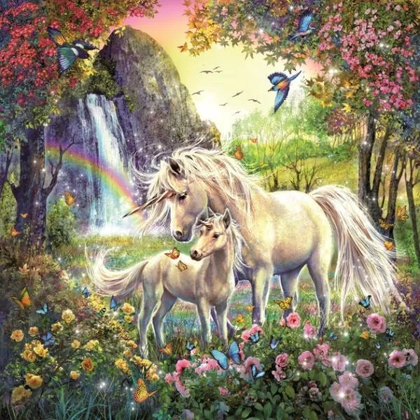 Ravensburger Beautiful Unicorns Puzzle 3x49pc