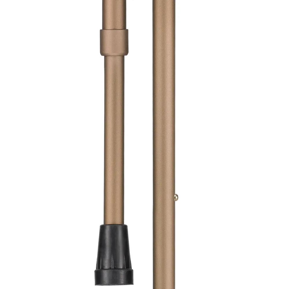 Rhinestone Designer Cane: Exquisite Pearlz Champagne Swirl