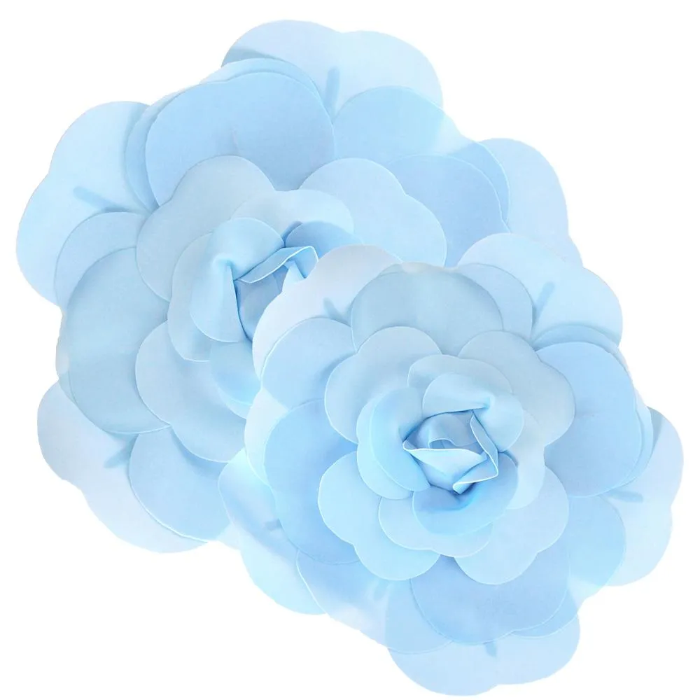 Rose Foam Wall Flowers, Assorted Sizes, 2 Piece