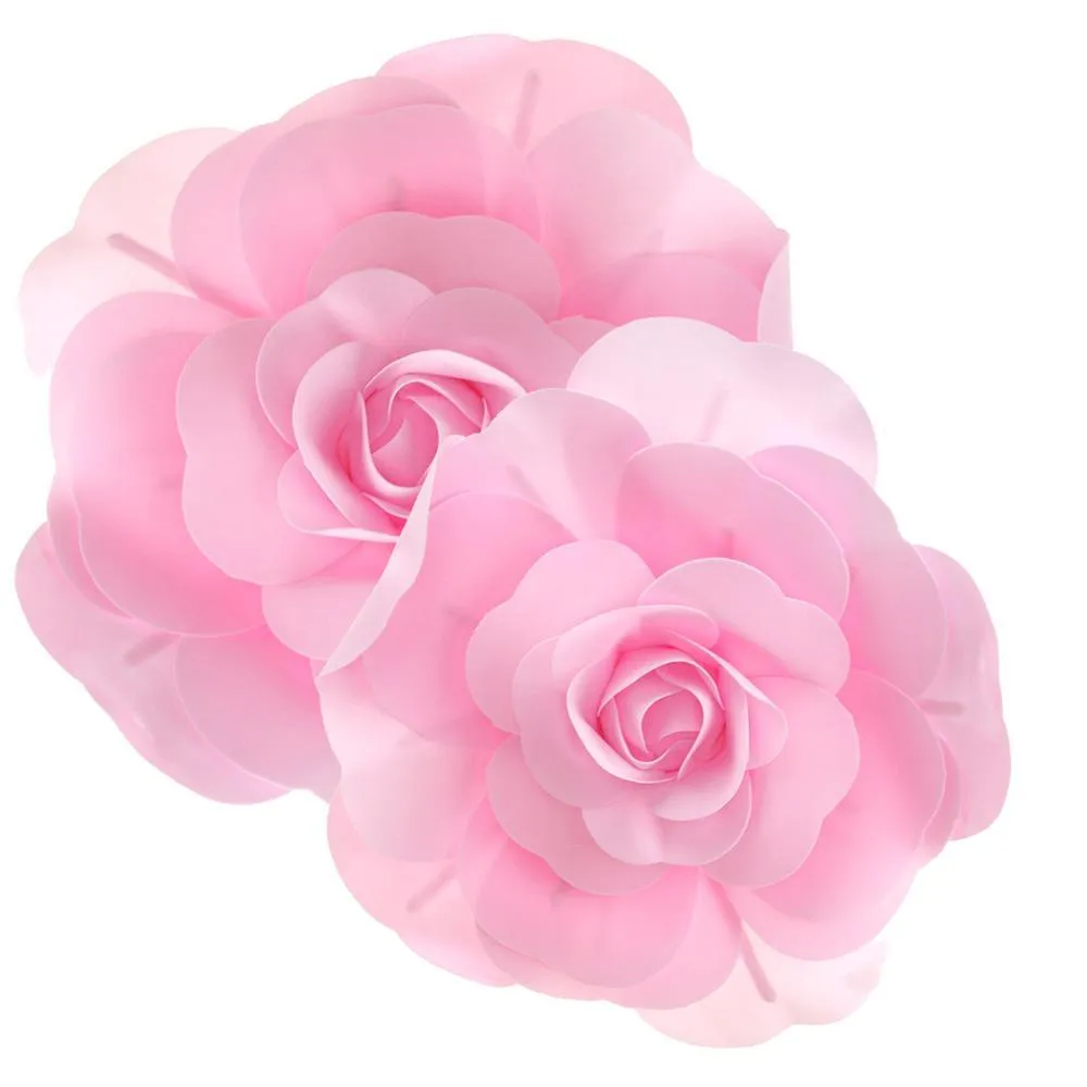 Rose Foam Wall Flowers, Assorted Sizes, 2 Piece
