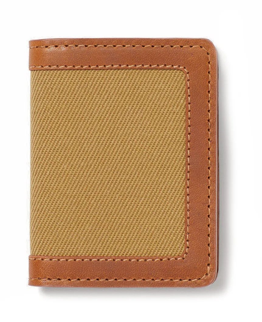 Rugged Twill Outfitter Card Wallet Tan