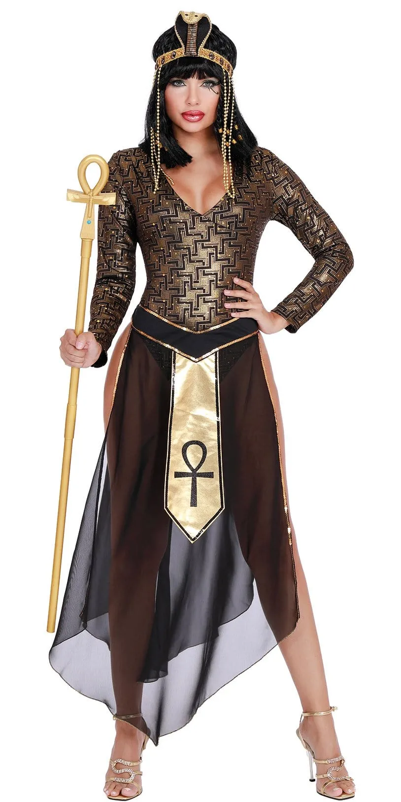 Sexy Exquisite Egyptian Queen Cleo Women's Costume