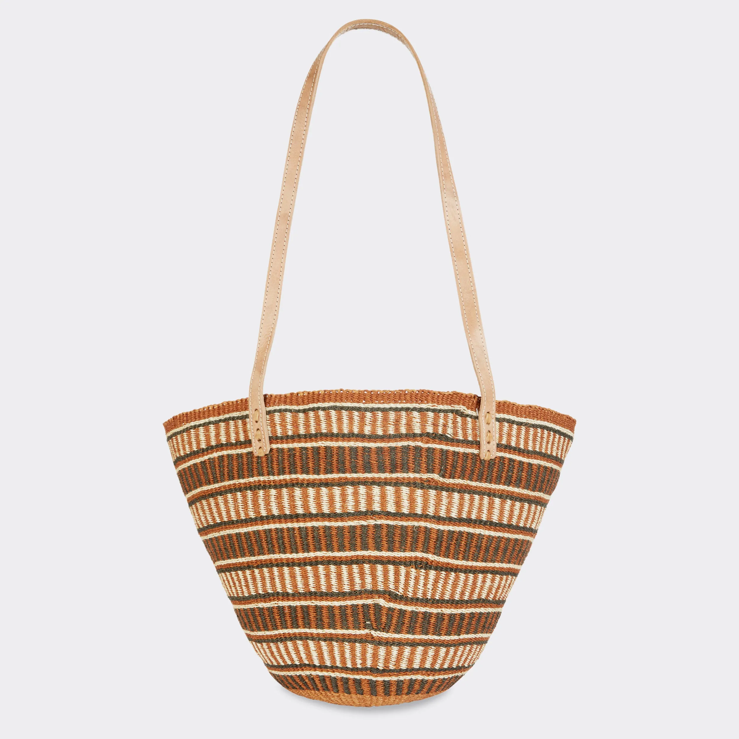 Shopping Bag in Sisal Brown