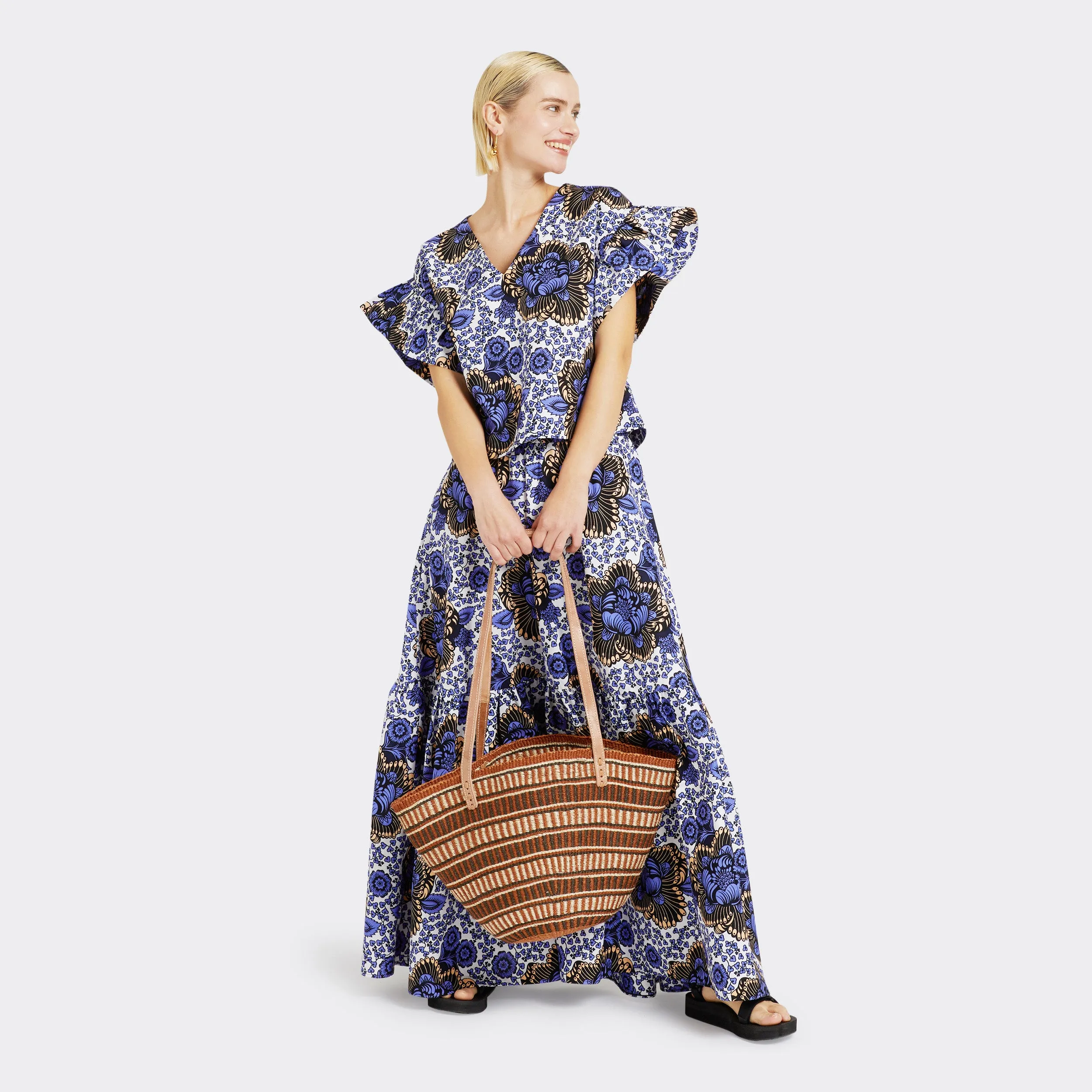 Shopping Bag in Sisal Brown