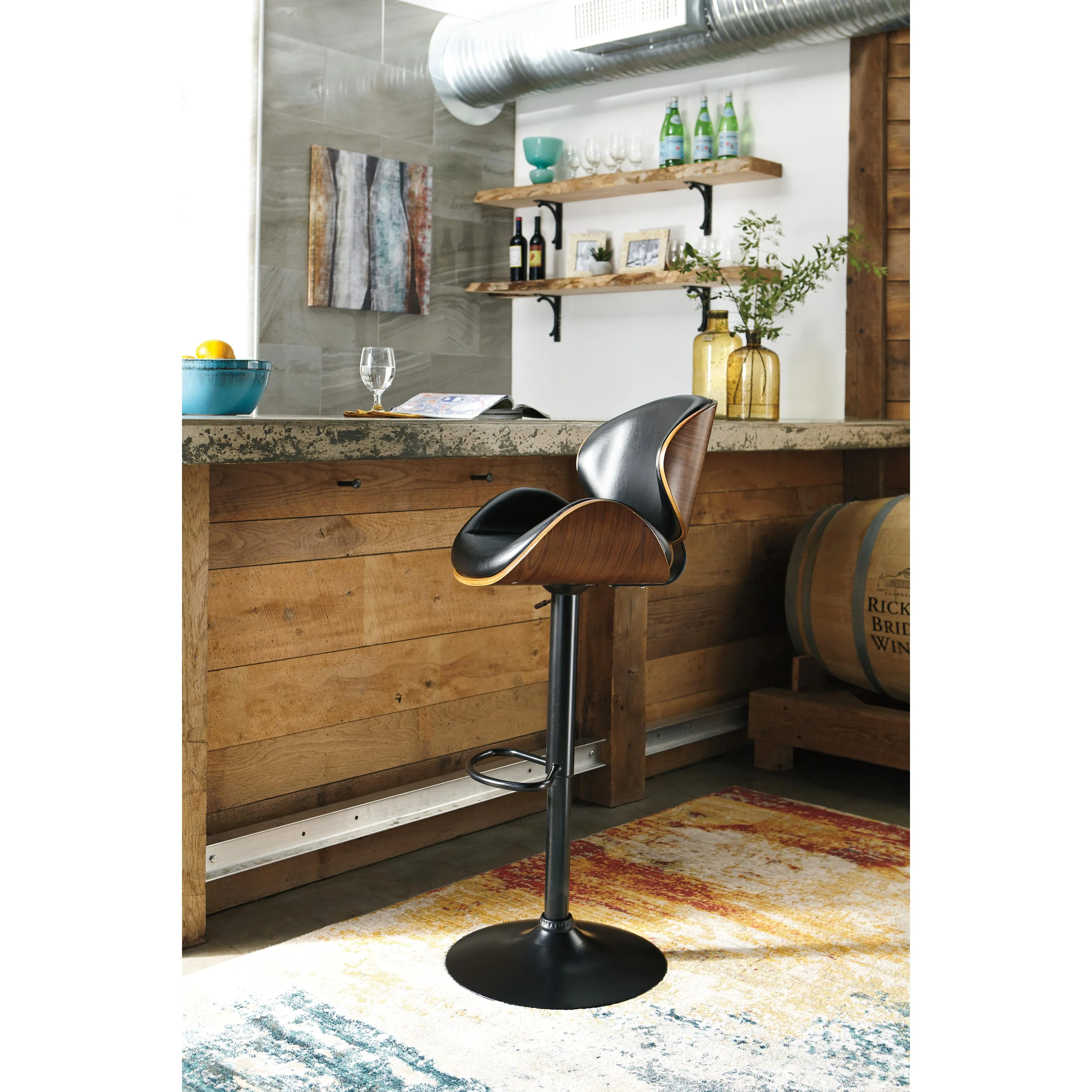 Signature Design by Ashley Bellatier Adjustable Height Stool D120-530
