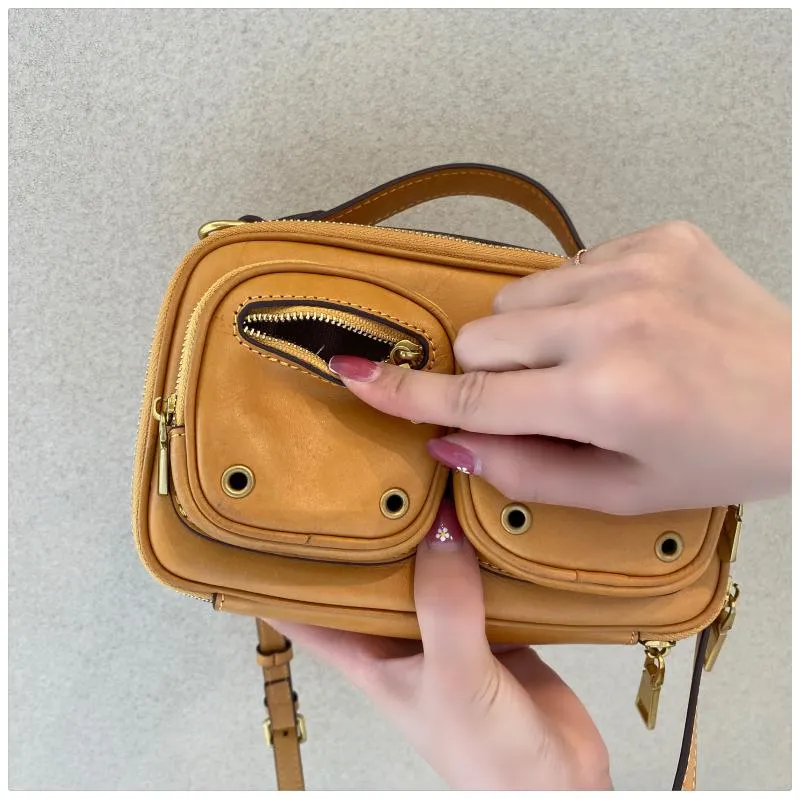 Small Ladies Green Leather Shoulder Strap Purse Side Bags For Women
