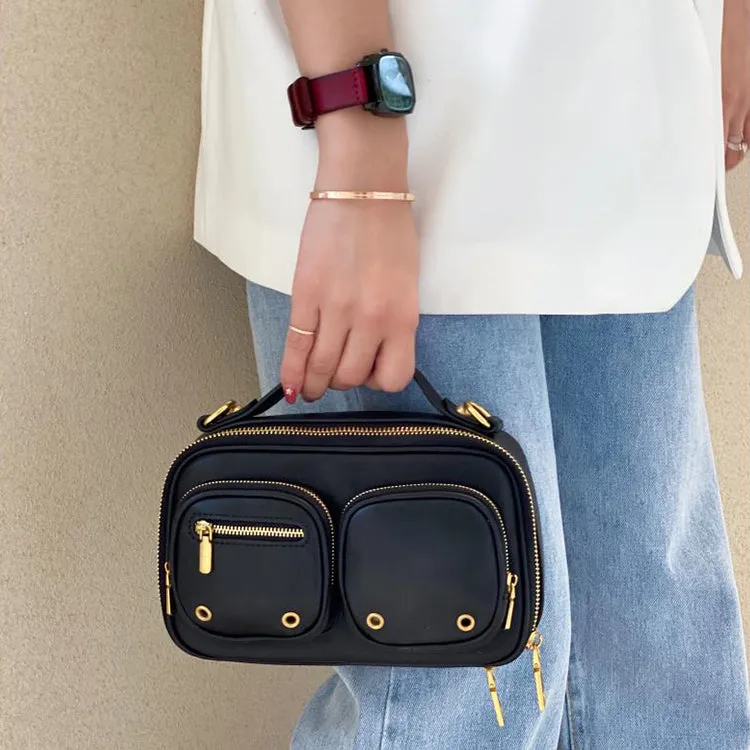Small Ladies Green Leather Shoulder Strap Purse Side Bags For Women