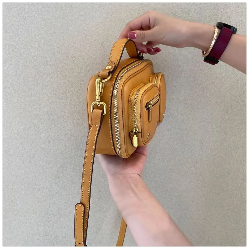 Small Ladies Green Leather Shoulder Strap Purse Side Bags For Women