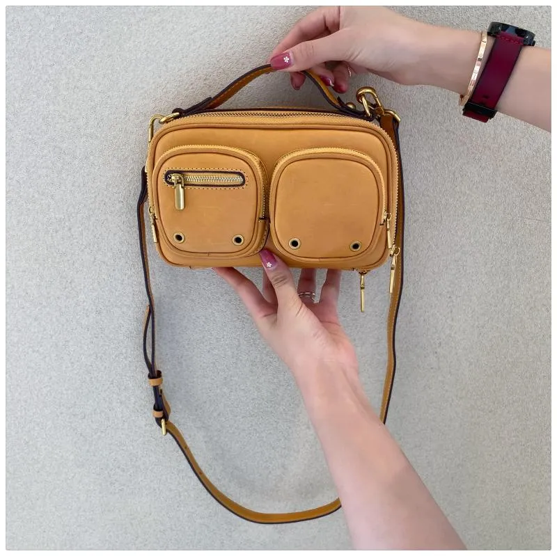 Small Ladies Green Leather Shoulder Strap Purse Side Bags For Women
