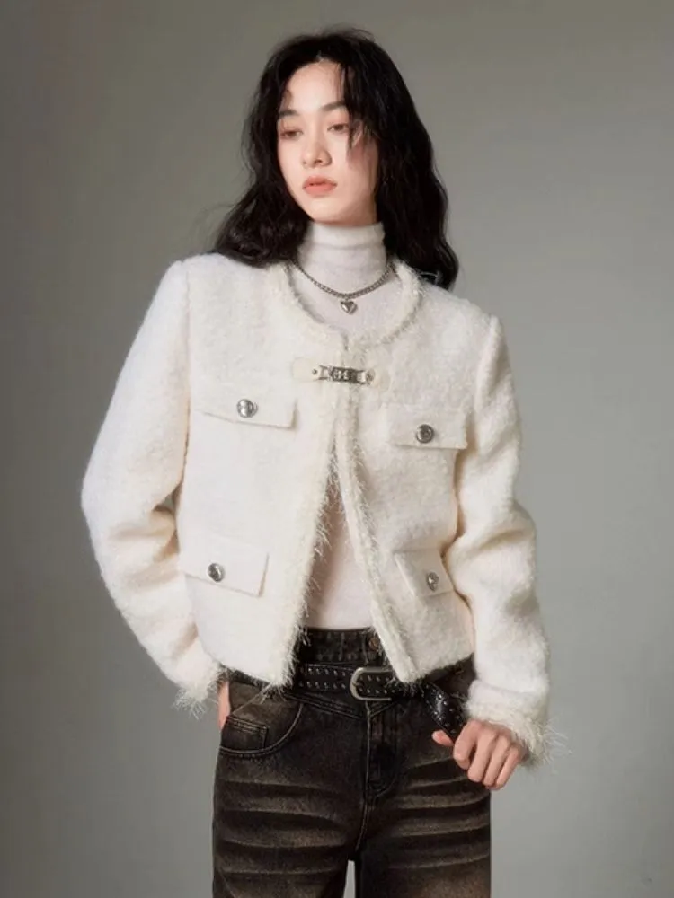 Snow White Exquisite Small Fragrance Jacket【s0000004863】