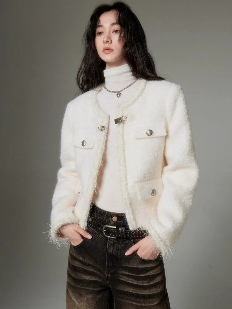 Snow White Exquisite Small Fragrance Jacket【s0000004863】