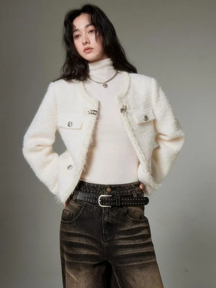 Snow White Exquisite Small Fragrance Jacket【s0000004863】