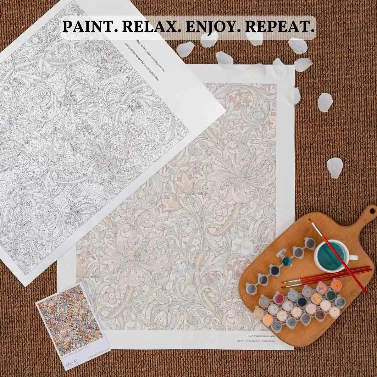 St Bernard Painting: Dog Paint by Numbers Kit