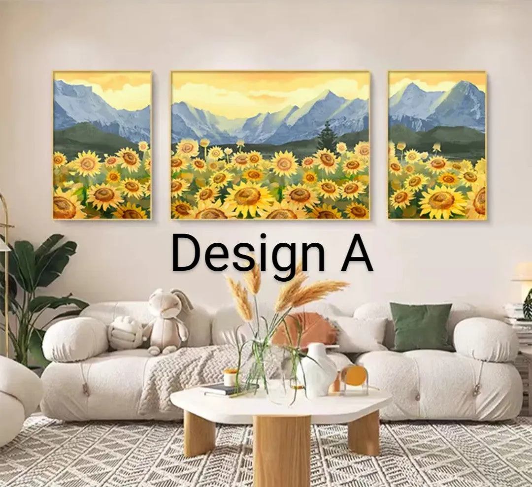 Sunny Sunflower Oil Painting