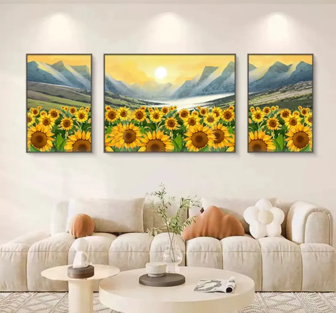 Sunny Sunflower Oil Painting