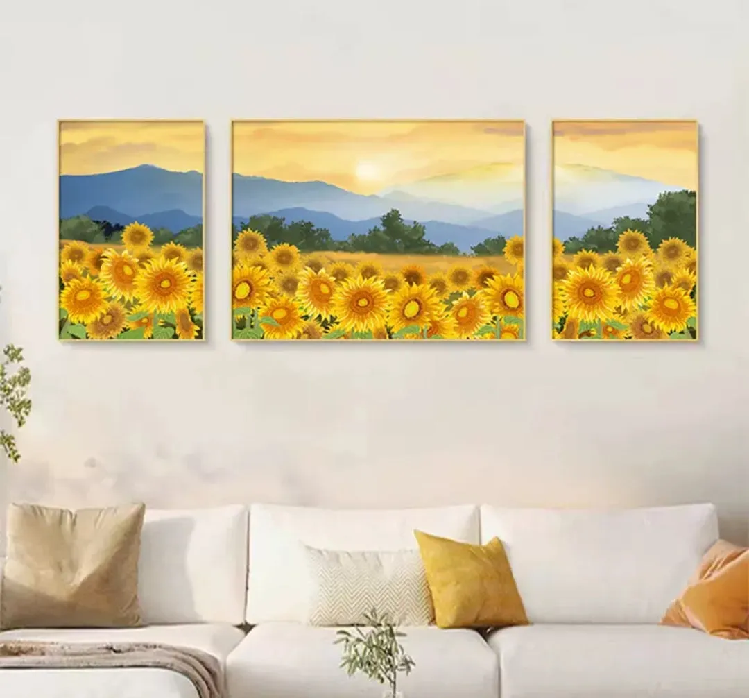 Sunny Sunflower Oil Painting