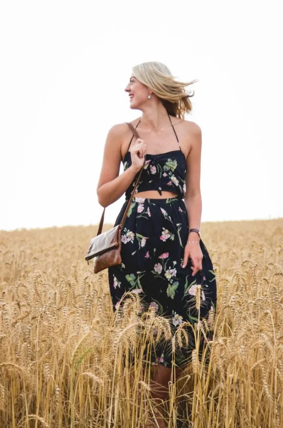 Tan Leather Goods - Nina Leather Sling Bag | Pecan