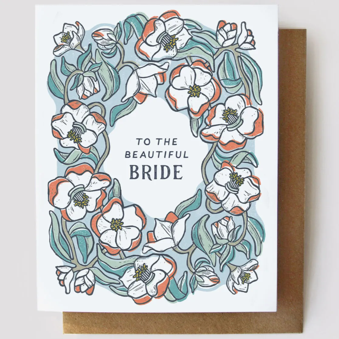 To The Beautiful Bride Card