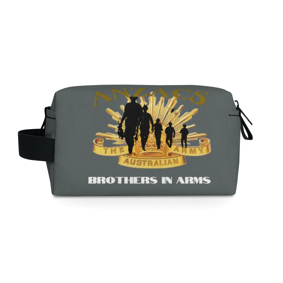 Toiletry Bag ( ANZACS ) Military Styling  3 colors to choose from