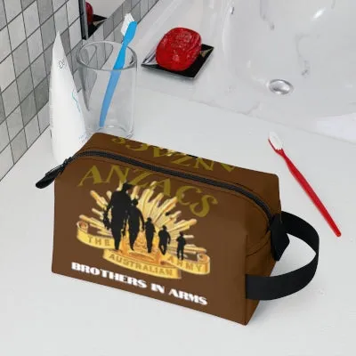 Toiletry Bag ( ANZACS ) Military Styling  3 colors to choose from