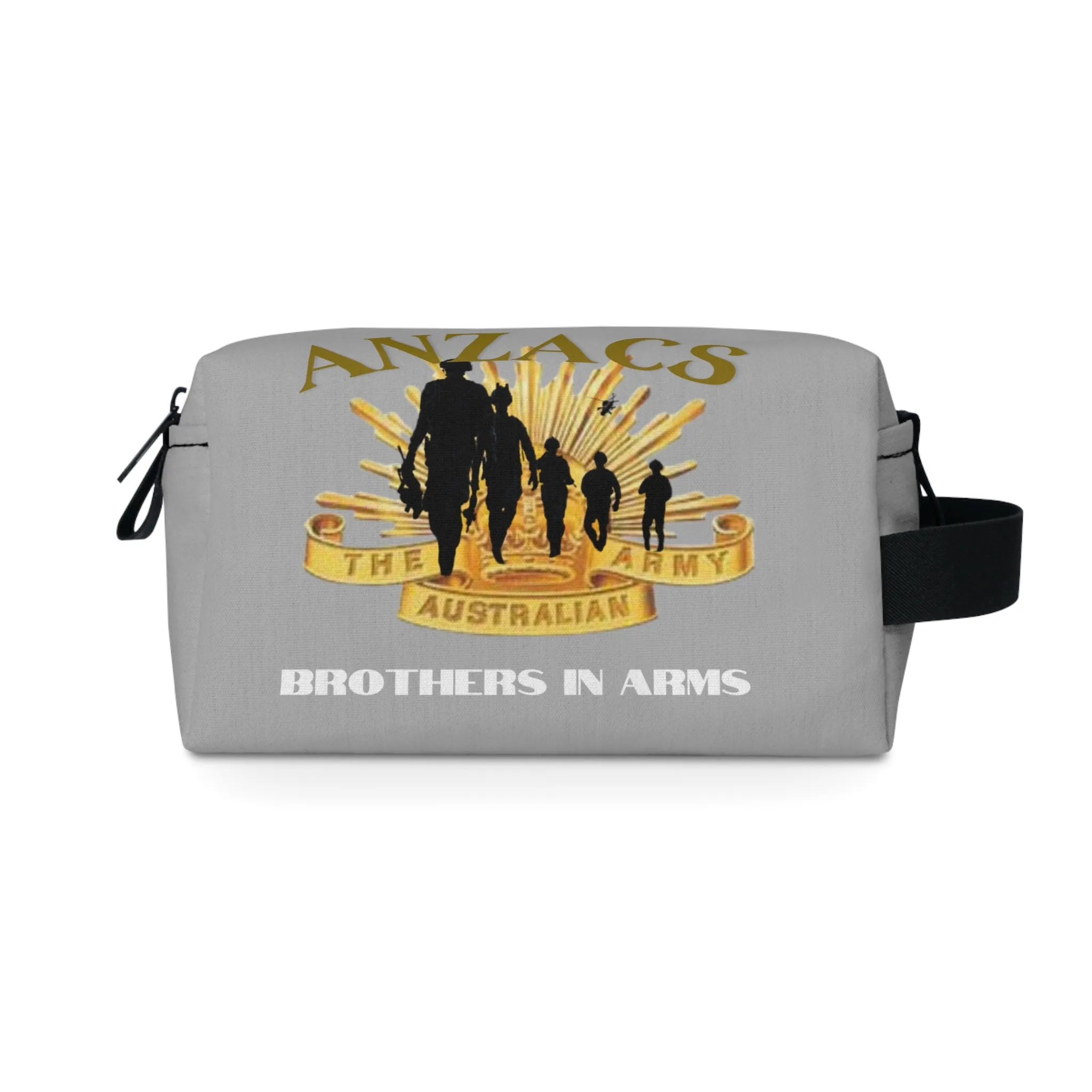 Toiletry Bag ( ANZACS ) Military Styling  3 colors to choose from