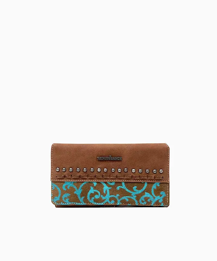 Trinity Ranch Hair On Cowhide Collection Wallet