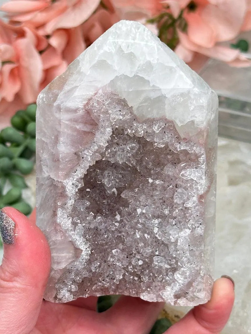 Unique Agate Crystal Points