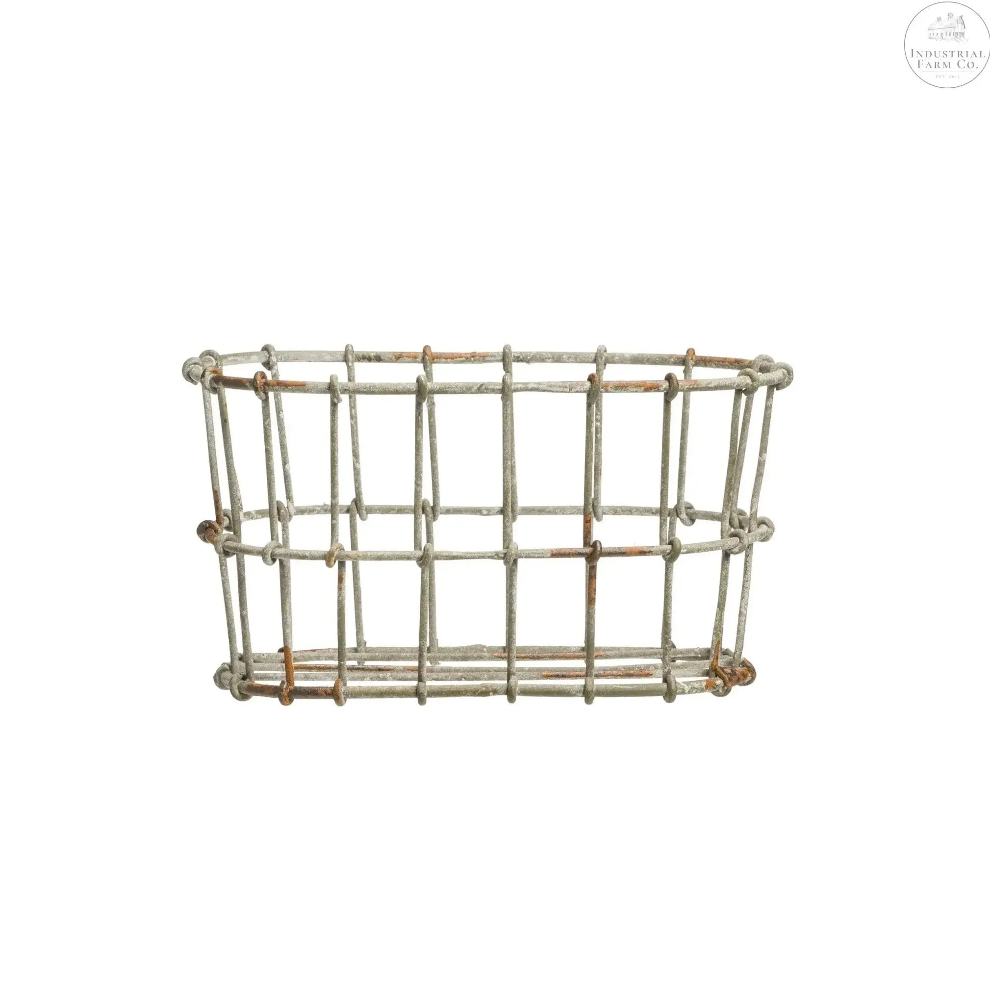 Unique Country Aged Wire Basket